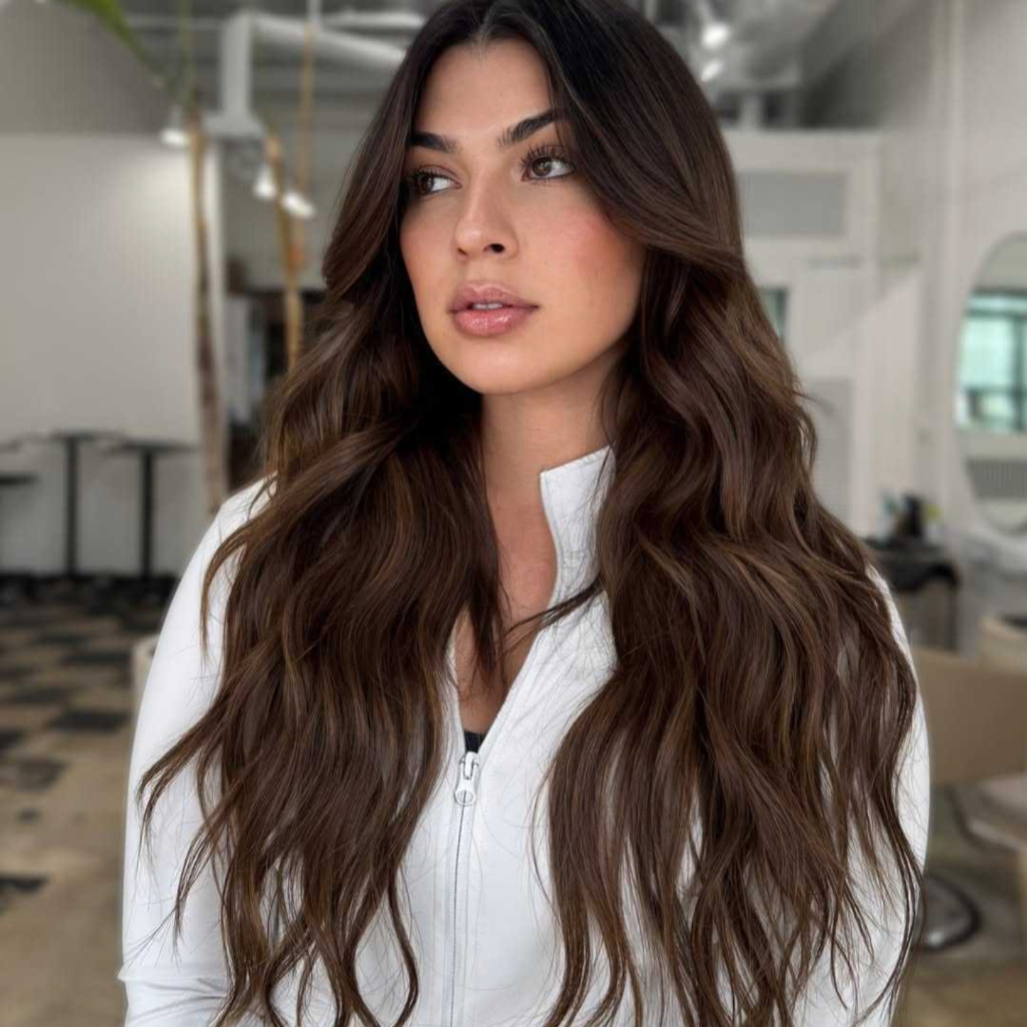 Love_The_Style_Classic_Lace_Clip_In_Hair_Extensions_9_Piece_Set_Shade_2_Dark_Chocolate_Brown