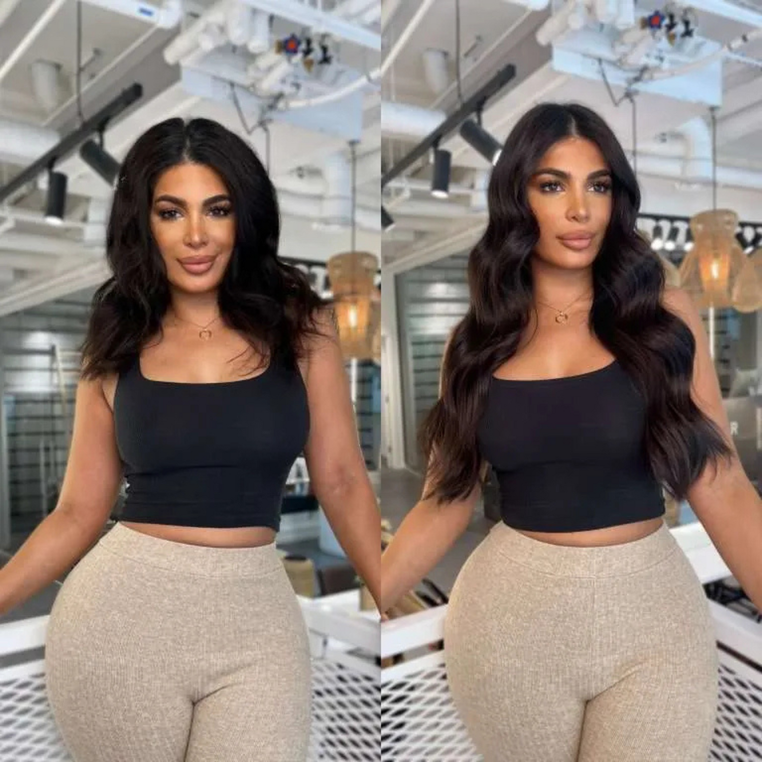 Love_The_Style_Classic_Lace_Clip_In_Human_Remy_Hair_Extensions_5_Piece_Shade_1B_Natural_Black