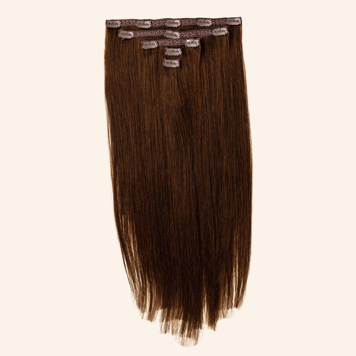 Love_The_Style_Classic_Lace_Clip_In_Human_Remy_Hair_Extensions_5_Piece_Shade_5_Mocha_Medium_Brown