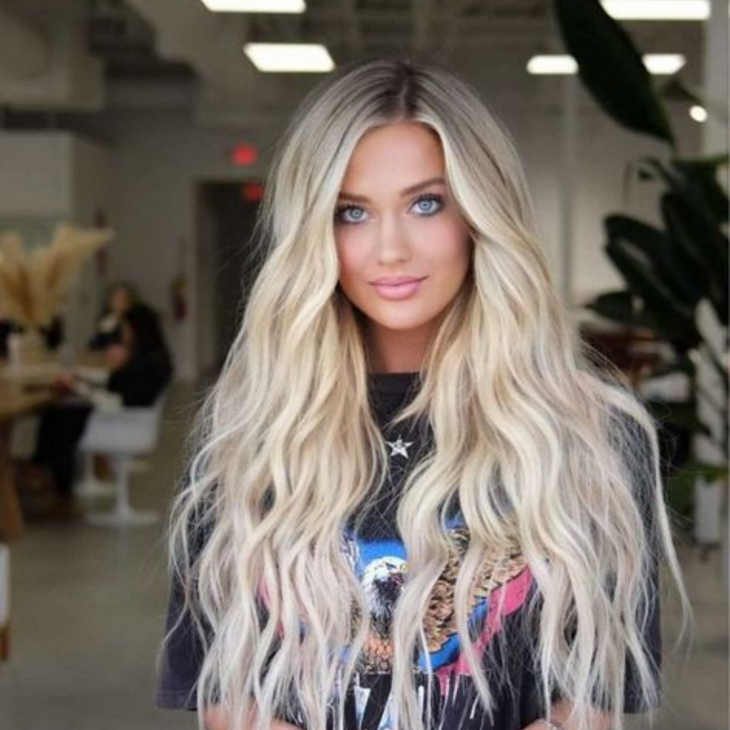 Love_The_Style_Classic_Lace_Clip_In_Human_Remy_Hair_Extensions_5_Piece_Shade_613_Beach_Blonde