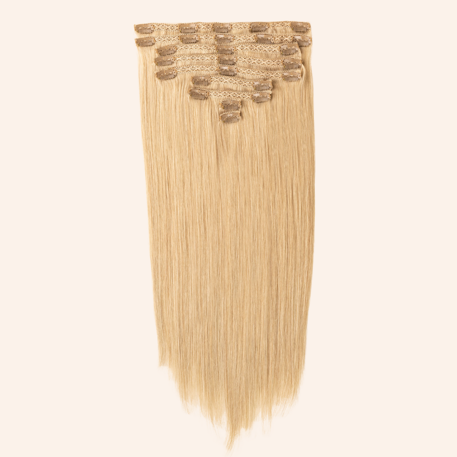 Love_The_Style_Classic_Lace_Clip_In_Human_Remy_Hair_Extensions_9_Piece_Set_Shade_23_Champagne__Blonde_1