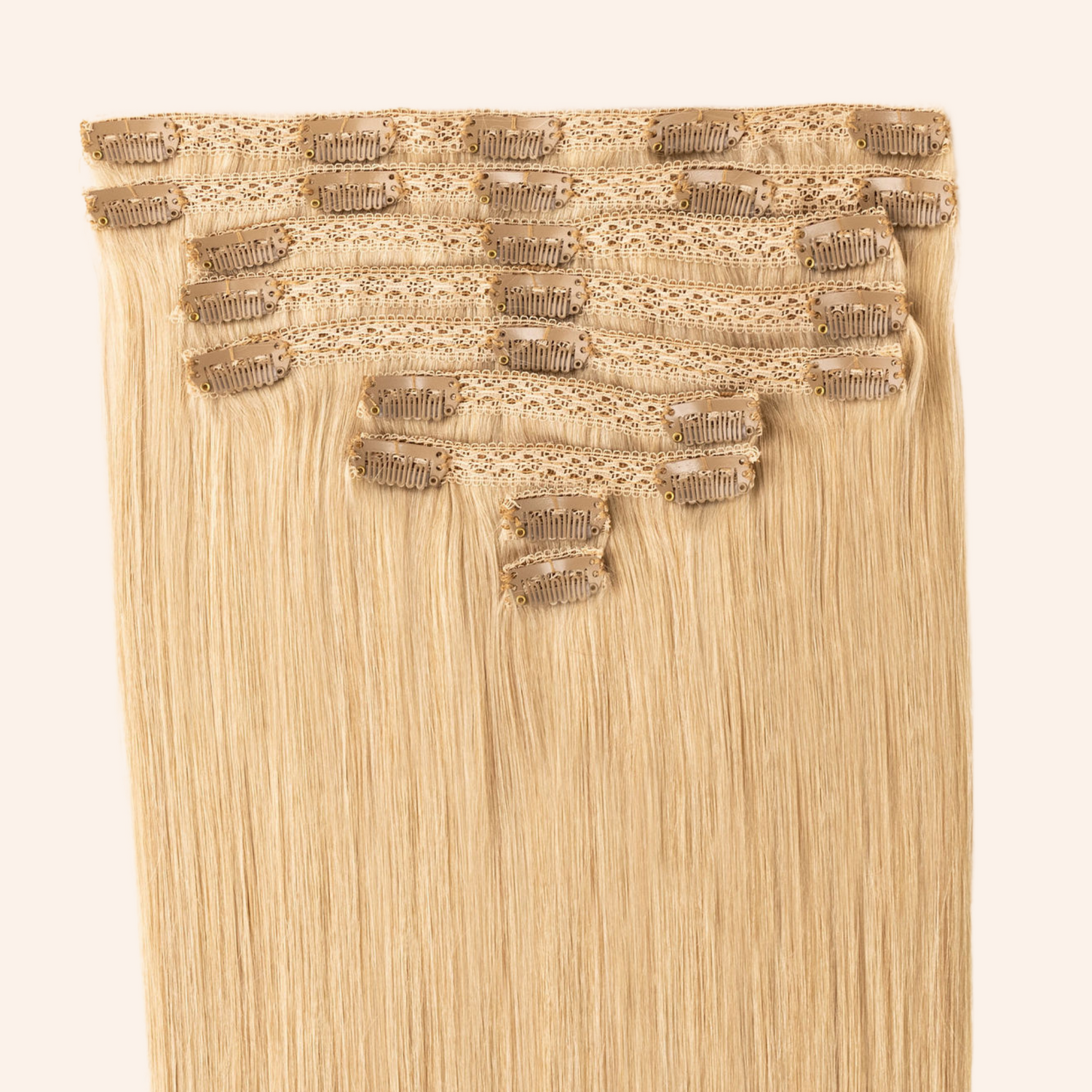 Love_The_Style_Classic_Lace_Clip_In_Human_Remy_Hair_Extensions_9_Piece_Set_Shade_23_Champagne__Blonde