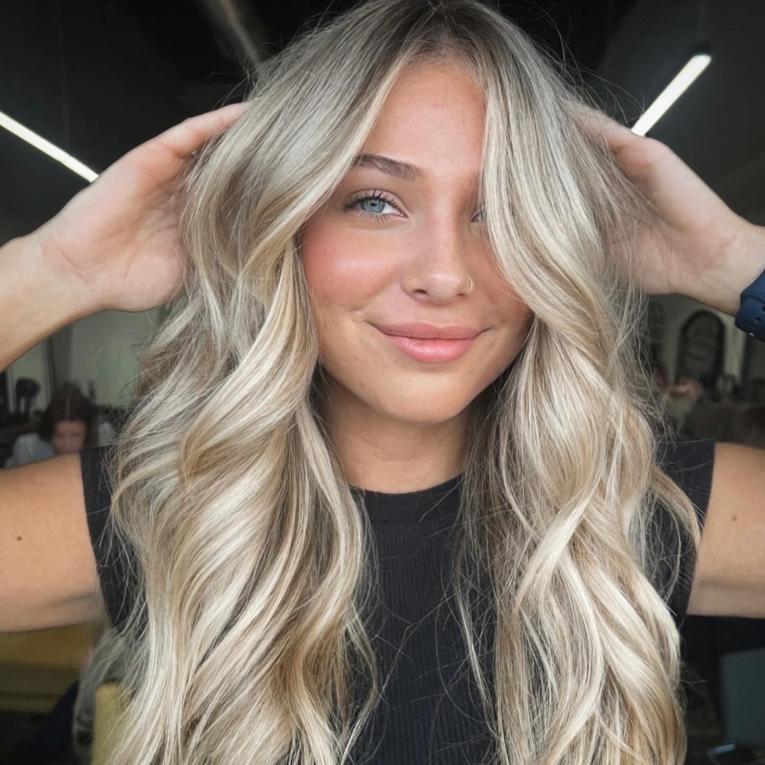 Love_The_Style_Classic_Lace_Clip_In_Hair_Extensions_9_Piece_Set_Shade_613_Beach_Blonde