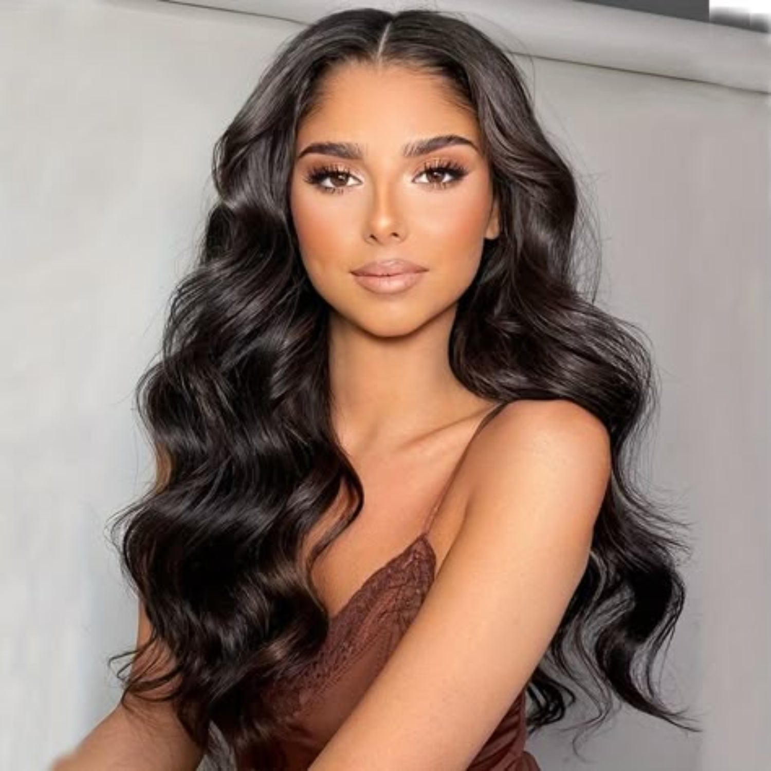 Love_The_Style_Human_Remy_Classic_Lace_Clip_In_Hair_Extension_Shade_1b_Natural_Black