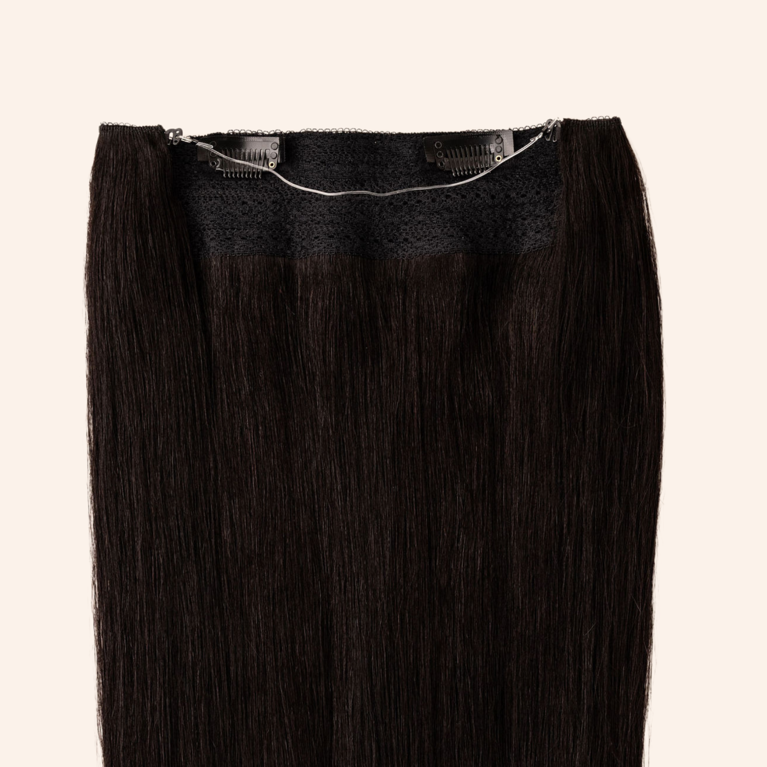 Love_The_Style_Human_Remy_Halo_Hair_Extension_Shade_1B_Natural_Black
