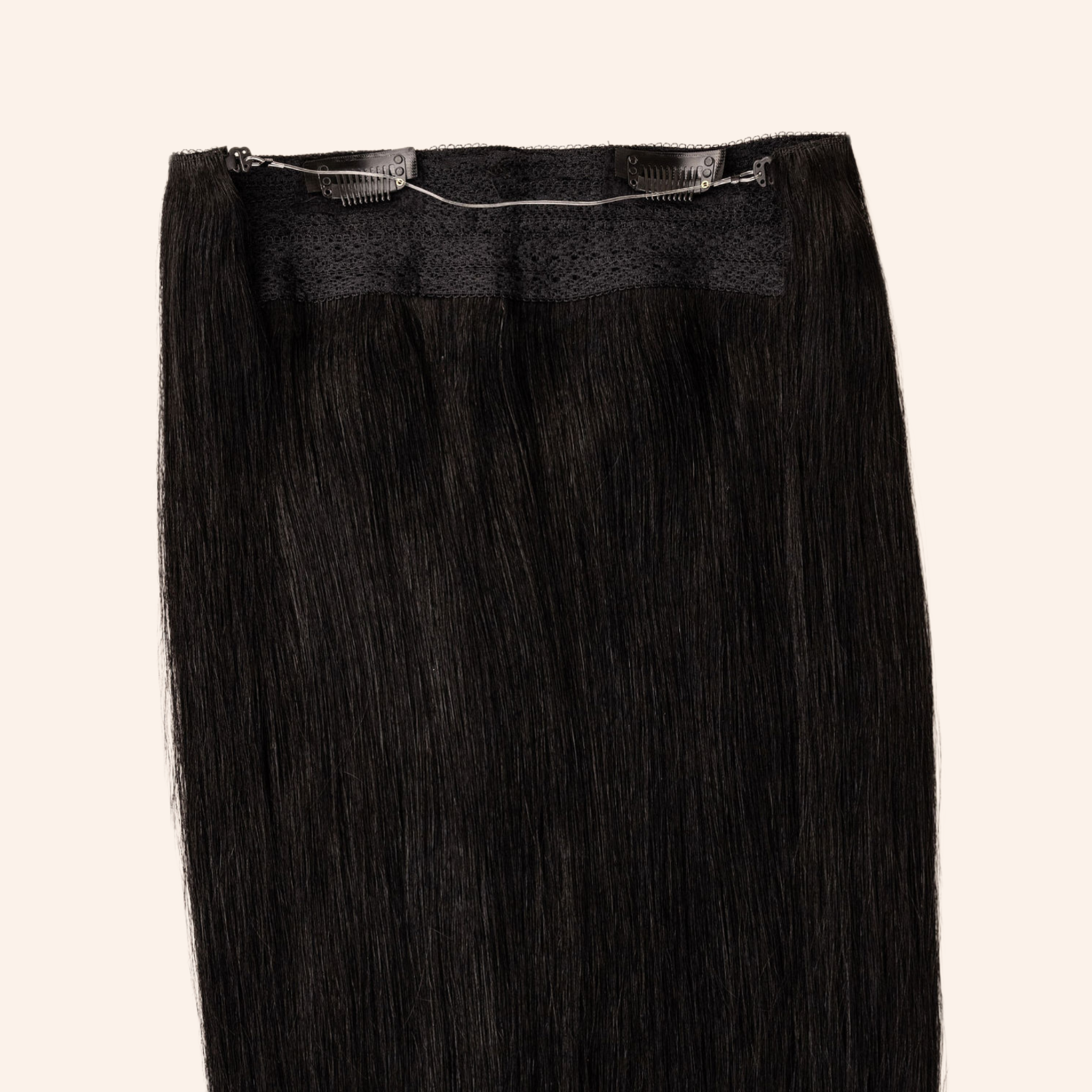 Love_The_Style_Human_Remy_Halo_Hair_Extension_Shade_1_Jet_Black