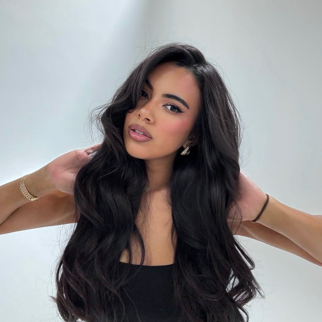 Love_The_Style_Human_Remy_Halo_Hair_Extension_Shade_1_Jet_Black