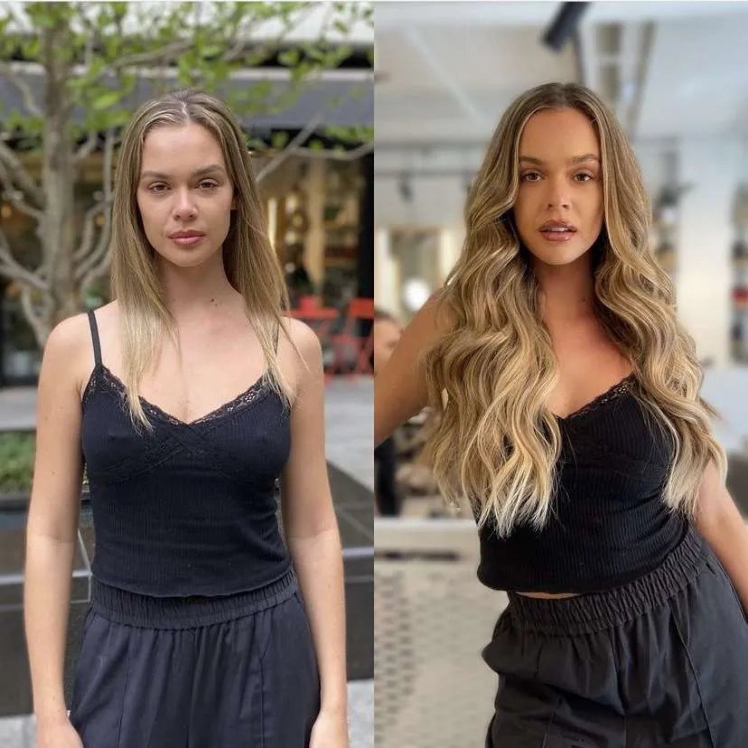 Love_The_Style_Human_Remy_Halo_Hair_Extension_Shade_23_Champagne_Blonde