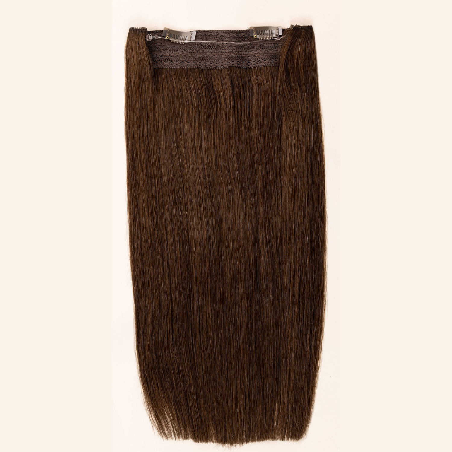 Love_The_Style_Human_Remy_Halo_Hair_Extension_Shade_5_Medium_Mocha_Brown