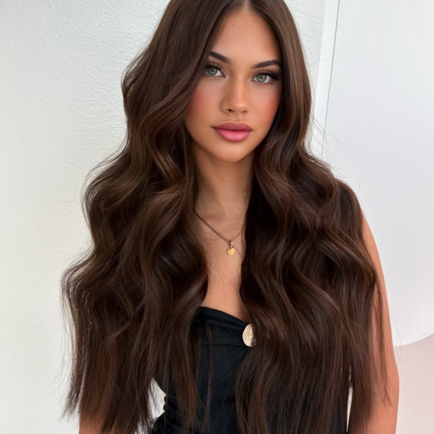 Love_The_Style_Human_Remy_Halo_Hair_Extension_Shade_5_Medium_Mocha_Brown