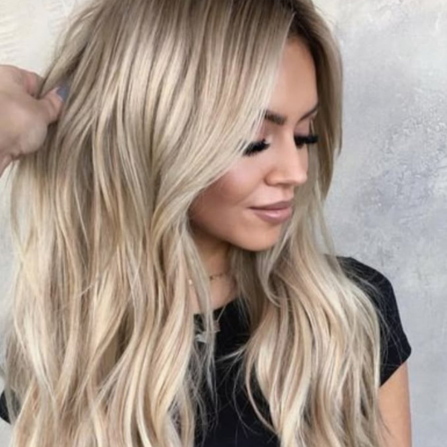 Love_The_Style_Human_Remy_Halo_Hair_Extension_Shade_60_Platinum_Blonde