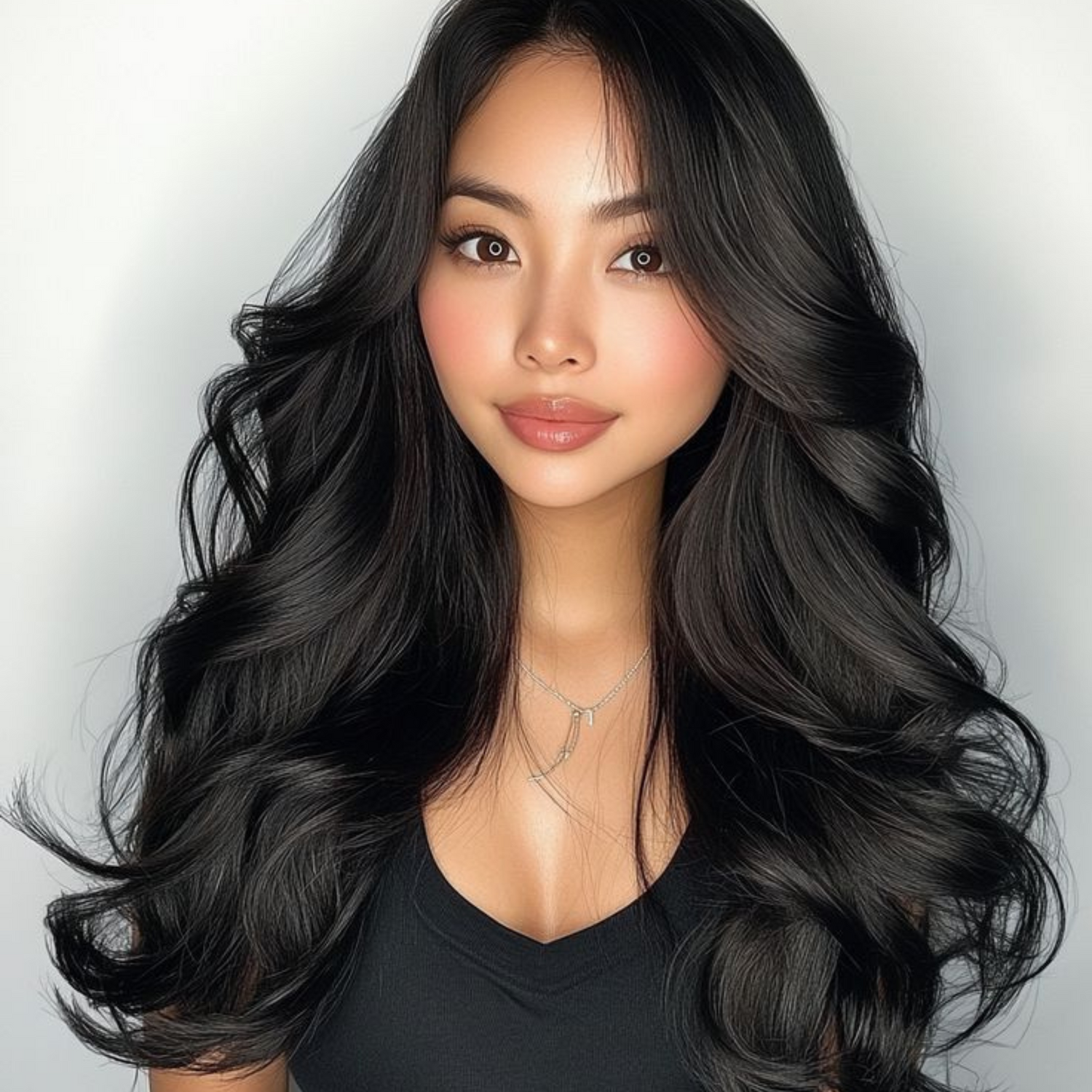 Love_The_Style_Seamless_Clip_In_Human_Remy_Hair_Extensions_5_Piece_Shade_1_Jet_Black