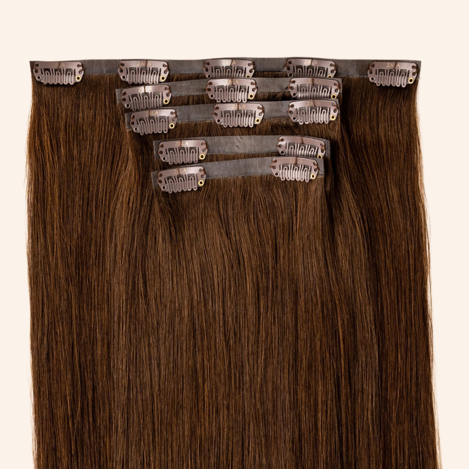 Love_The_Style_Seamless_Clip_In_Human_Remy_Hair_Extensions_5_Piece_Shade_5_Medium_Mocha_Brown