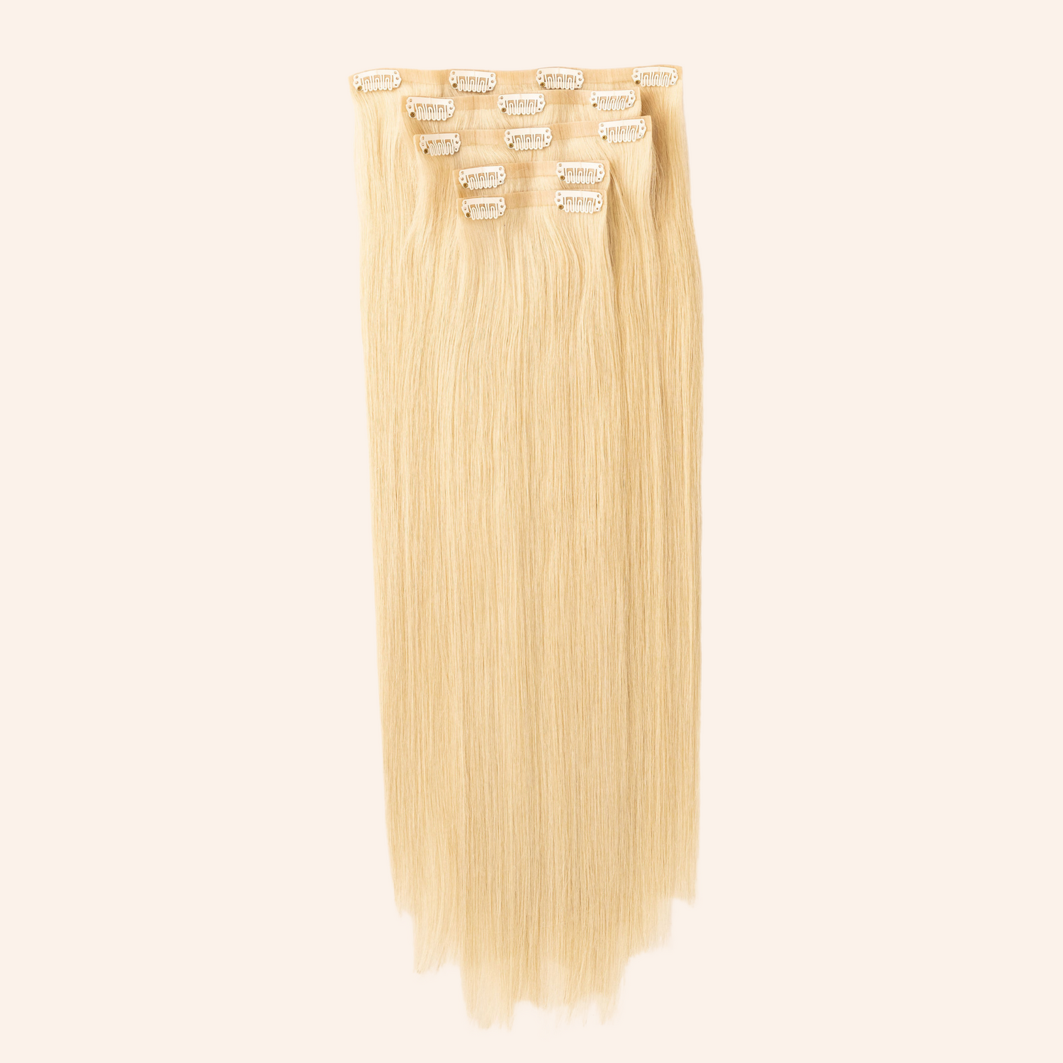 Love_The_Style_Seamless_Clip_In_Human_Remy_Hair_Extensions_5_Piece_Shade_613_Beach_Blonde