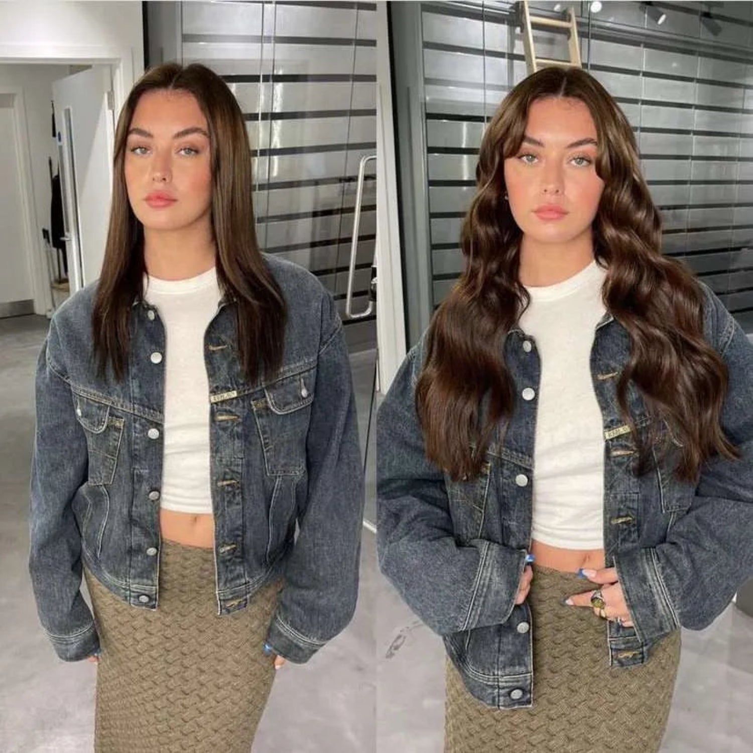 Love_The_Style_Seamless_Clip_In_Human_Remy_Hair_Extensions_9_Piece_Shade_2_Dark_Chocolate_Brown