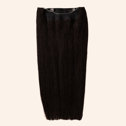 Love_The_Style_Human_Remy_Halo_Hair_Extension_Shade_1B_Natural_Black